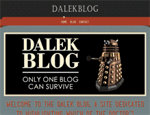 Tablet Screenshot of dalekblog.com